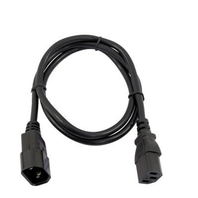 OMNITRONIC IEC Extension 3x1.0 1m bk