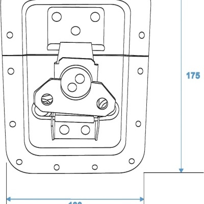 ROADINGER Butterfly Lock Large in Dish