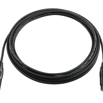 PSSO DMX cable XLR 3pin 10m bk Neutrik black connectors