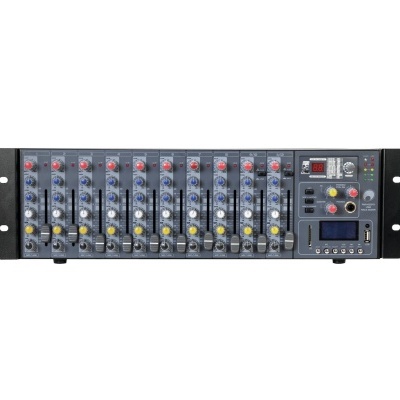 OMNITRONIC RM-1422FX USB Rack Mixer