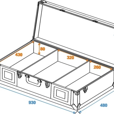 ROADINGER Universal Console DIGI-1 2xCD/1xM-12 sil