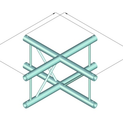 ALUTRUSS DECOLOCK DQ2-SPAC41V 4-way Cross Piece bk