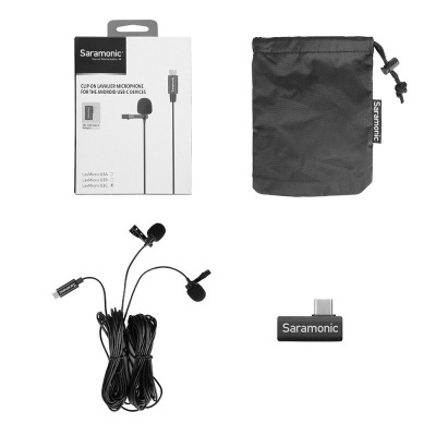 Saramonic LavMicro U3C - Dual lavalier microphone for USB-C device