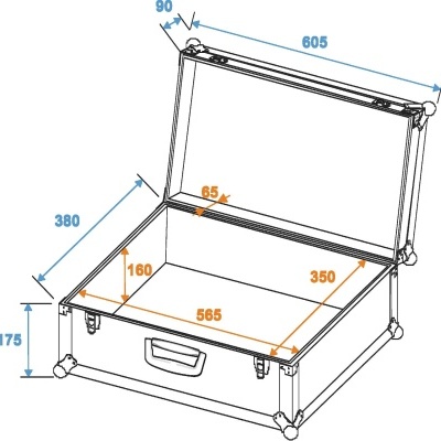 ROADINGER Universal Case Tour Lock Pro black