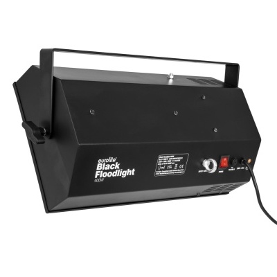 Projetor de luz negra Eurolite Black Floodlight 400W preto