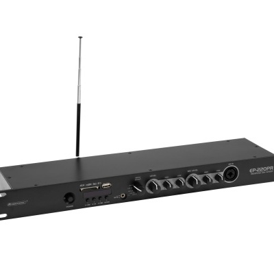 OMNITRONIC EP-220PR Preamplifier with MP3 Player and FM Radio