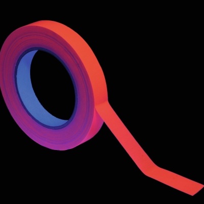 ACCESSORY Gaffa Tape 19mm x 25m neon-orange UV-active