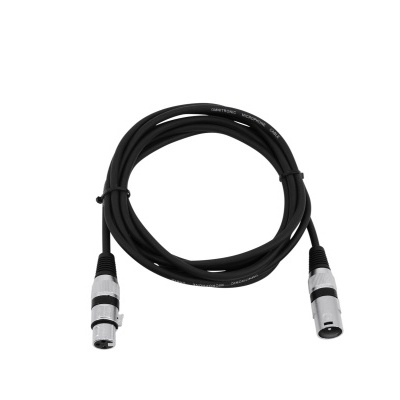 OMNITRONIC XLR cable 3pin 1.5m bk