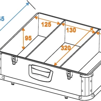 ROADINGER CD Case ALU digital booking rounded blue