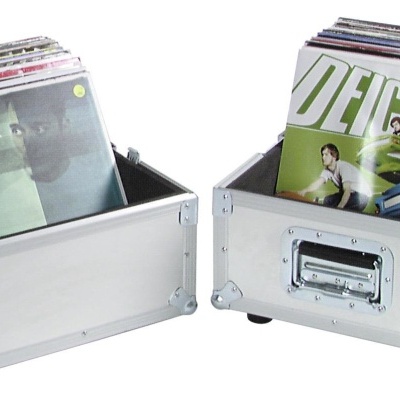 ROADINGER Record Case Pro ALU 50/50, 100LPs