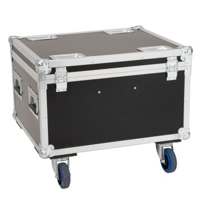 ROADINGER Flightcase 4x LED IP PAR 7x8W QCL/7x9W SCL with wheels