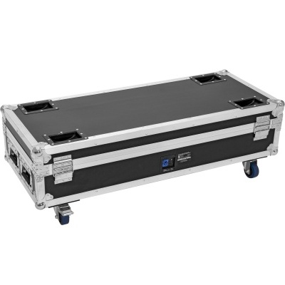 ROADINGER Flightcase 8x AKKU IP UP-4 QuickDMX with charging function