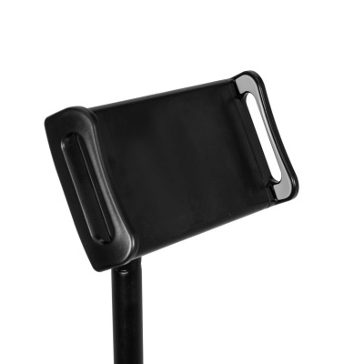 Suporte ajustável para smartphone em plástico e metal preto