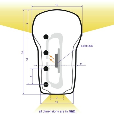 EUROLITE LED Neon Flex 230V Slim RGB 100cm