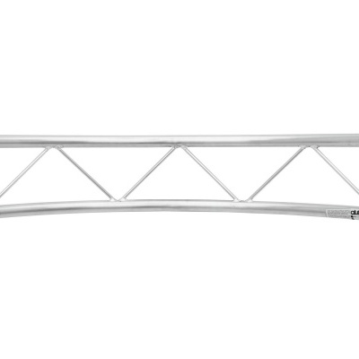 Estrutura metálica tubular prateada com texto GIBUS