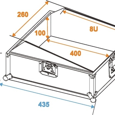 ROADINGER Mixer Case Road MCR-10 sloping, bk