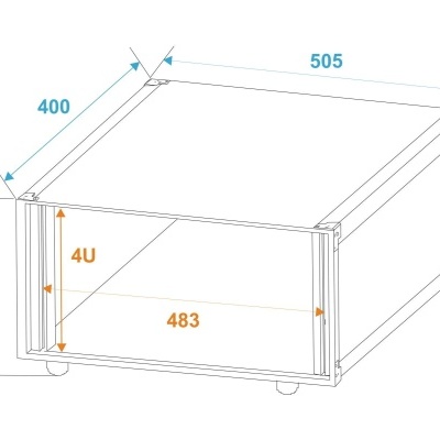 ROADINGER Effect Rack Studio 4U