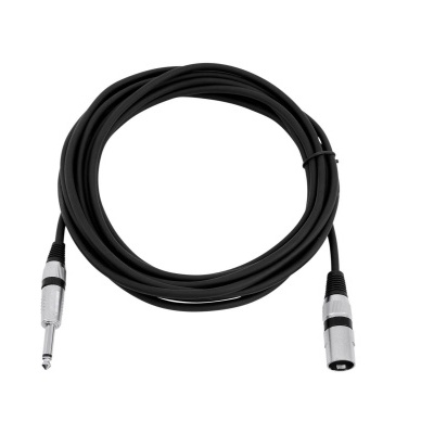 OMNITRONIC Adaptercable XLR(M)/Jack mono 5m bk