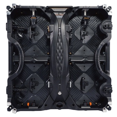 Módulo LED quadrado preto com componentes internos