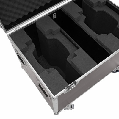 ROADINGER Flightcase 2x LED TMH-X10