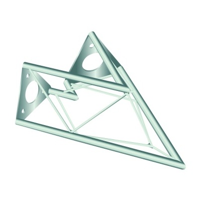 DECOTRUSS SAC-20 corner 2-way 60° silver