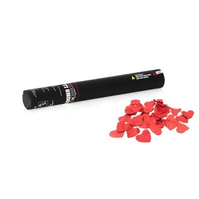 TCM FX Handheld Confetti Cannon 50cm, red hearts