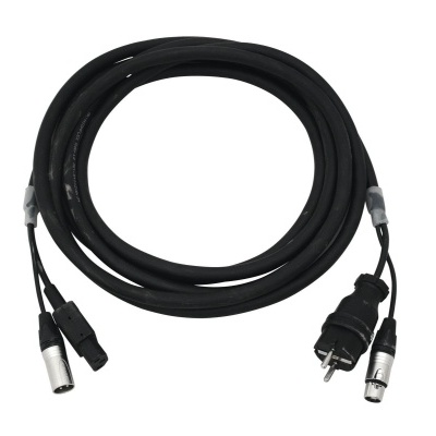 PSSO Combi Cable Safety Plug/XLR 5m