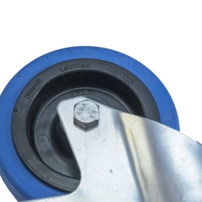 ROADINGER Swivel Castor 100mm BLUE WHEEL with brake