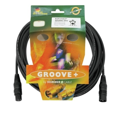 SOMMER CABLE DMX cable XLR 3pin 20m bk Hicon