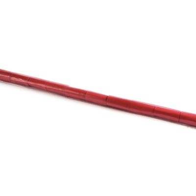 Cabo vermelho longo com textura segmentada