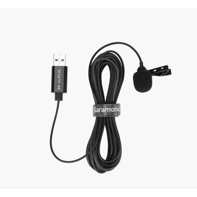SR-ULM10L - USB lavalier microphone, 6 m cable