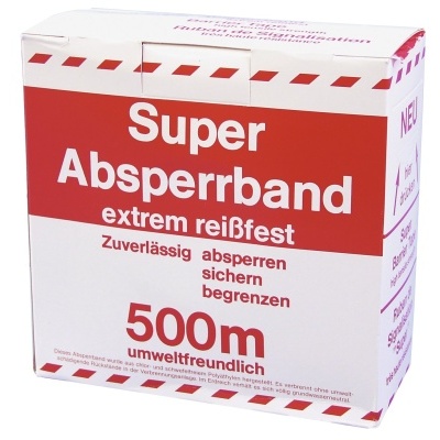 ACCESSORY Barrier Tape red/white 500mx80mm