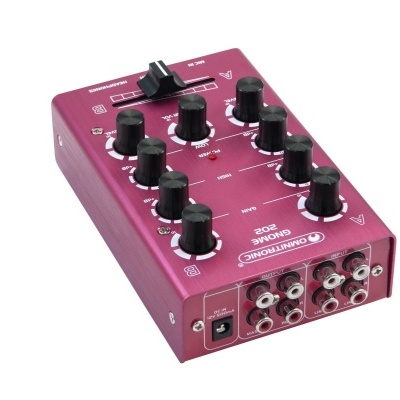 OMNITRONIC GNOME-202 Mini Mixer red
