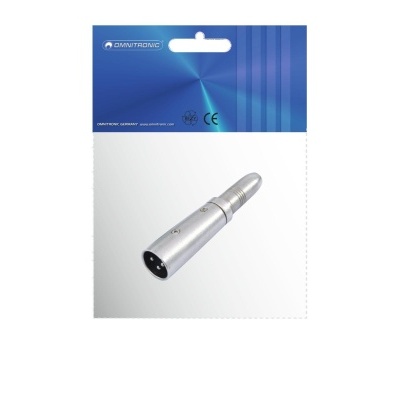 OMNITRONIC Adapter XLR(M)/Jack(F) mono