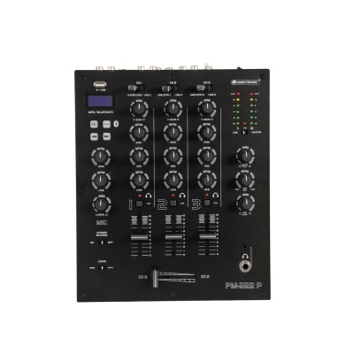 OMNITRONIC PM-322P 3-Channel DJ Mixer with Bluetooth & USB Player