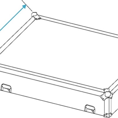 ROADINGER Mixer Case Pro MCB-19 sloping bk 14U