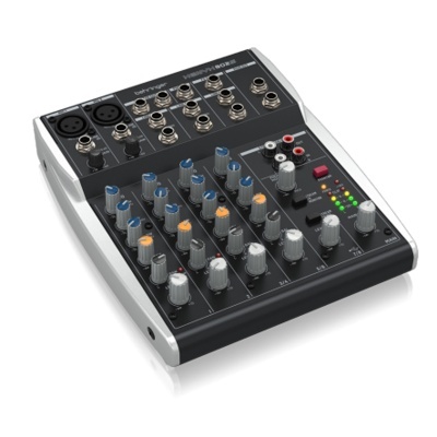 Behringer XENYX 802S Premium Analog 8-Channel Mixer with USB Streaming Interface