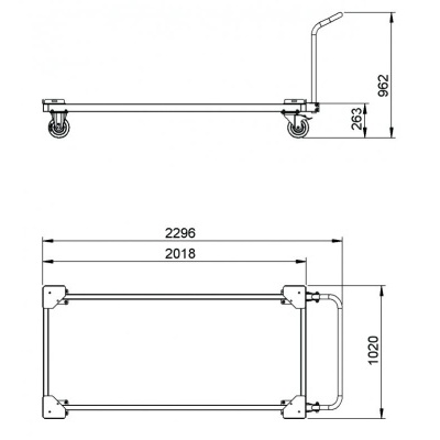ALUTRUSS BE-1WG transport system