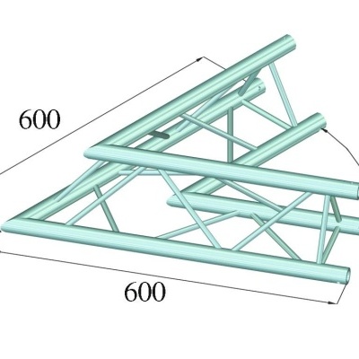 ALUTRUSS DECOLOCK DQ3-PAC20 2-Way Corner 60°