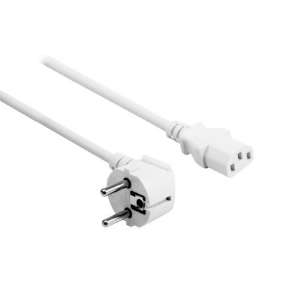 OMNITRONIC IEC Power Cable 3x1.0 1.2m wh