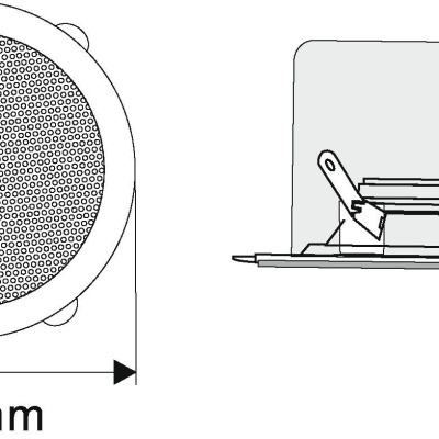 OMNITRONIC CSC-6 Ceiling Speaker