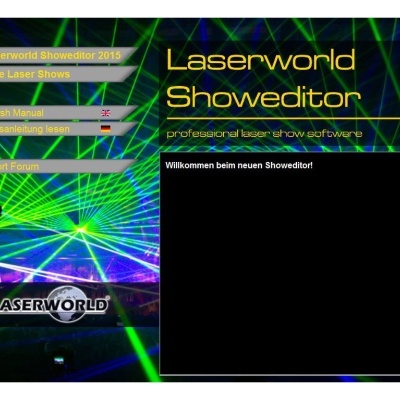 LASERWORLD ShowNET incl. Showeditor Lasershow Software