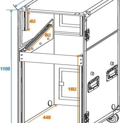 ROADINGER Special Stage Case Pro with wheels