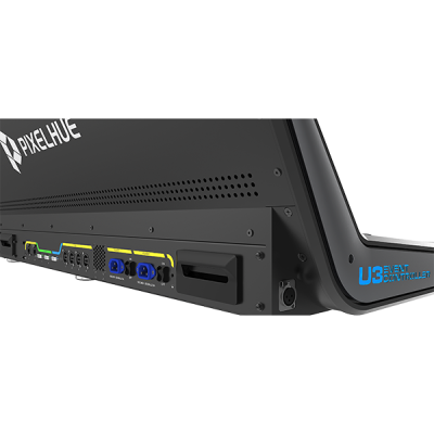 Monitor profissional PixelHue com várias entradas e inscrição U3 EVENT CONTROLLER