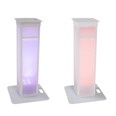 EUROLITE 2x Stage Stand variable incl. Cover and Bag, white