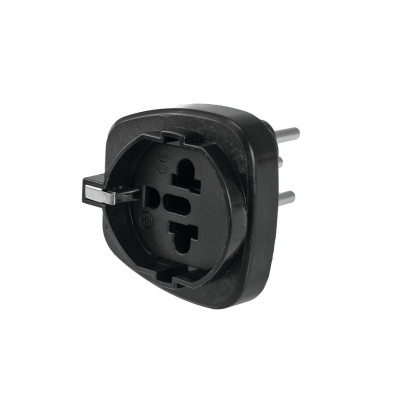 OMNITRONIC Adapter EU/CH Plug 10A bk