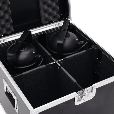 ROADINGER Flightcase 4x PAR-56 Spot long