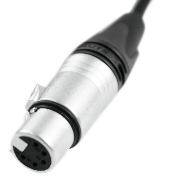 PSSO DMX cable XLR 5pin 10m bk Neutrik