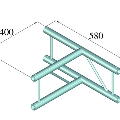 ALUTRUSS DECOLOCK DQ2-PAT36V 3-way T-Piece 90°