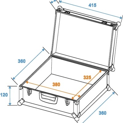 ROADINGER Universal Case FOAM, black, GR-3 black
